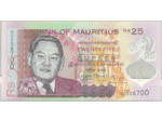 ILE MAURICE 25 RUPEE 2013 SERIE HD N°506700 NEUF