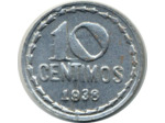 ESPAGNE REPUBLIC 10 CENTIMOS 1938 TTB+ REPRODUCTION (W756)