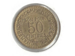 FRANCE 50 CENTIMES DOMARD 1926 SUP-