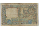 FRANCE 20 FRANCS TRAVAIL ET SCIENCE 06-06-1940 D.508 TB-