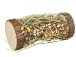 TRIXIE, Tour en bois remplie de foin d'alpage - 10x18x10cm