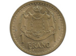 MONACO 1 FRANC ND (1943) CUPRO-ALUMINIUM SUP