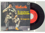 45 Tours COLUCHE "LE CLOCHARD ANALPHABETE" / "LA BAGARRE"