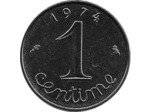 FRANCE 1 CENTIME EPI 1974 SUP (G91)