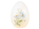 Décoration œuf déco céramique fleurs 10x14cm