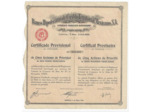 BANCO HIPOTECARIO DE CREDITO TERRITORIAL MEXICANO S.A 1932 CERTIFICAT 5 ACTIONS