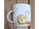 Mug porcelaine décor Chats
