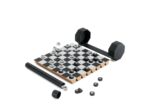 Jeux d'échecs de poche cuir 33x10x33cm