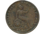 GRANDE BRETAGNE 1 FARTHING VICTORIA 1853 TB+