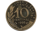 FRANCE 10 CENTIMES LAGRIFFOUL 1996 BE
