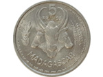 MADAGASCAR 5 FRANCS 1953 TTB+ W5