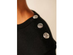 Pull marin uni Marée 100% laine Mérinos SAICT JAMES
