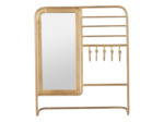 Porte bijoux miroir doré 26x10x31cm