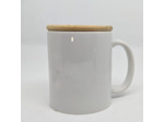 Couvercle pour mug en bambou personnalisé