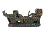 Décor Epave Mayflower - 25 x 7 x 10 cm