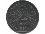 FRANCE 2 FRANCS ROTY 1981 FDC