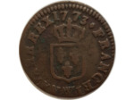 LOUIS XV (1715-1774) LIARD A LA VIEILLE TETE 1773 W (Lille) TB