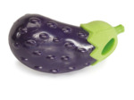 Jouet chien, Aubergine en TPE - 13.5cm
