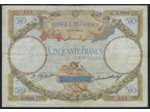 FRANCE 50 FRANCS L.O. MERSON 9-9-1929 D.4864 TB+