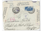 BRESCIA ENVELOPPE VERIFICATO PER CENSURA 08/07/1945
