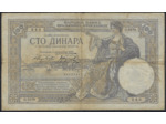 YOUGOSLAVIE 100 DINARA 1-12-1929 SERIE O.0179 TB+ (W27b)