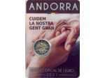 ANDORRE 2021 2 EURO CUIDEM LA NOSTRA GENT GRAN COINCARD BU
