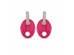 Boucles d'oreilles What About Me Grand Modèle Rose Néon