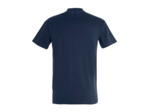 T-shirt bleu marine (100% coton)