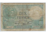 FRANCE 10 FRANCS MINERVE 12-12-1940 SERIE J.81633 TB