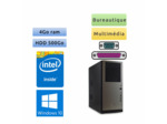 Tour assemblée - Windows 10 - 3Ghz 4Go 500Go - Port Serie et Parallele - Ordinateur Tour Bureautique PC
