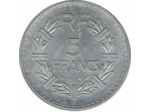 FRANCE 5 FRANCS LAVRILLIER Aluminium 1945 B TTB+ N1