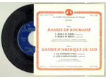 45 Tours PANORAMA FOLKLORIQUE "DANSES DE ROUMANIE" / "DANSE D'AMERIQUE DU SUD"