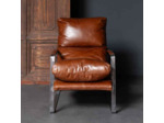 Fauteuil Homy cuir 64x106x76cm