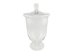 Coupe couvercle Eloise verre transparent 21x38x21cm