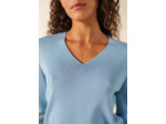 Pull col V Bréhat 100% laine Mérinos SAINT JAMES