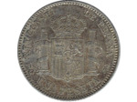 ESPAGNE 1 PESETA ALFONSO XIII 1899 (99) TTB+