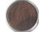 FRANCE 2 CENTIMES NAPOLEON III 1861 K  SUP