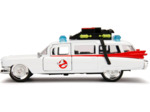 JADA 99748- Ecto-1 Ghostbusters Voiture Miniature, Blanche - 1/32