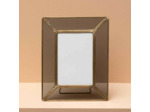 Porte photo verre fumé 19x24cm