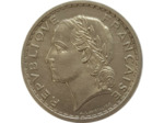 FRANCE 5 FRANCS LAVRILLIER NICKEL 1938 TTB+(G760)