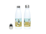 Gourde isotherme football "Les deux footballeurs" - personnalisable