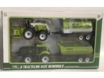 2 TRACTEURS AVEC REMORQUE FRICTION