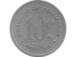 80 SOMME - AMIENS 10 CENTIMES 1920 SUP
