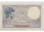 FRANCE 5 FRANCS  VIOLET 26-5-1933 U.55279 SUP