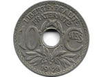 FRANCE 10 CENTIMES LINDAUER 1928 TTB