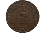 INDOCHINE 1 CENTIME 1889 A TTB+