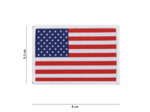 Patch tissu drapeau USA