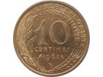 FRANCE 10 CENTIMES LAGRIFFOUL 1968 SUP