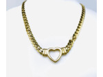 Collier Tendance Cœur Or Chaîne