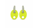 Boucles d'oreilles What About Me Grand Modèle Jaune Néon